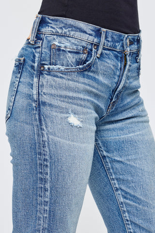 Moussy Vintage MV Linden Slim Straight, Blue