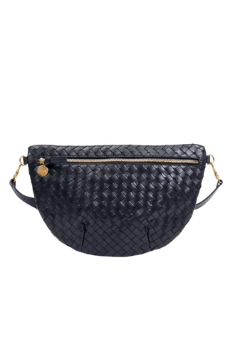 Clare V. Grande Fanny, Twilight Woven Diagonal