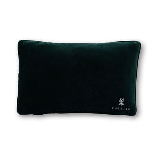 Furbish Studio Needlepoint Pillow, Girl Dinner