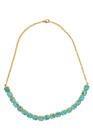 TS Christina Greene Turquoise Trails Collar Necklace