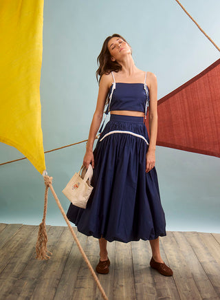 Hunter Bell Allegra Skirt, Deep Sea