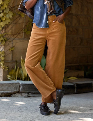 Frank & Eileen Brennan Barrel Leg Jean, Camel