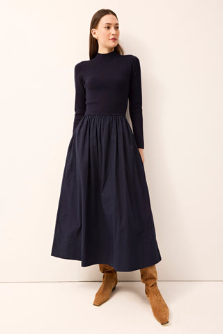 Marie Oliver Barrett Dress, Navy