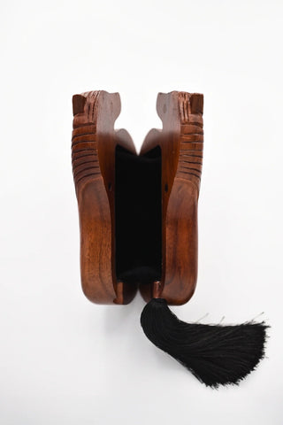 Vin Cheval Clutch, Wood