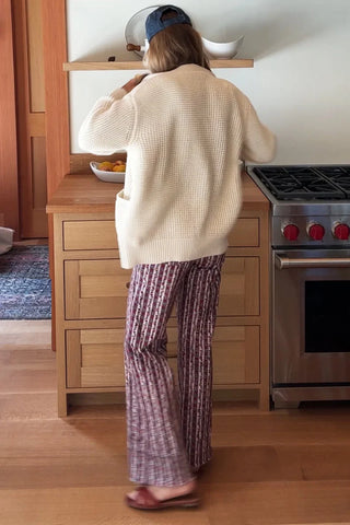 Emerson Fry Everyday Pant, Vintage Floral Stripe Organic