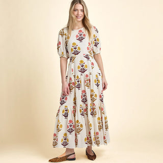 Pink Chicken Parker Dress, Harvest Dandelion