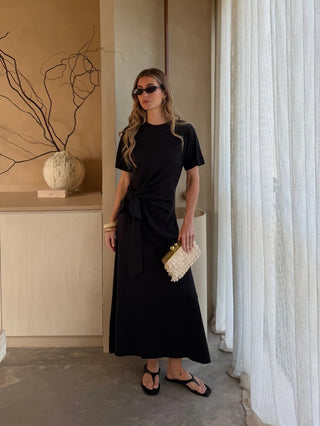 Kivari Erina Maxi Dress, Black