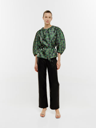 Cala De La Cruz Eliana Pants, Caviar