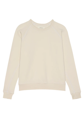 The Great The Fleece Rookie Sweatshirt, Washed White