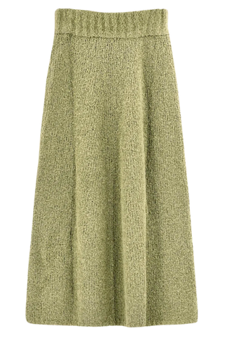 Mirth Estes Boucie Knit Skirt, Matcha