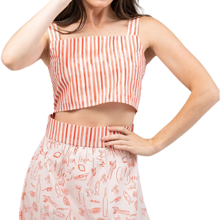 Beau & Ro Markey Top, Roam Sorrento Stripe