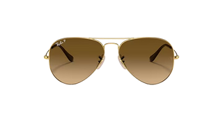 Ray-Ban Large Aviator Sunglasses, Brown Gradient