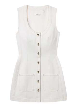 Frame The Patch Pocket Dress, Au Natural Clean