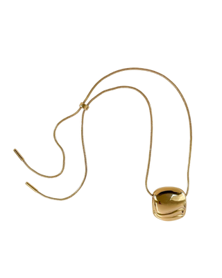 Jenny Bird Rue Pendant Necklace, High Polish Gold