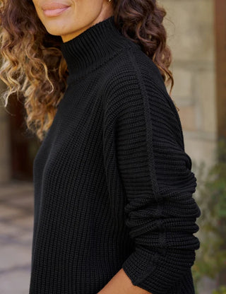 Frank & Eileen Montecito Turtleneck Sweater, Black
