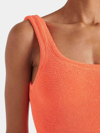Hunza G Square Neck Swimsuit, Orange