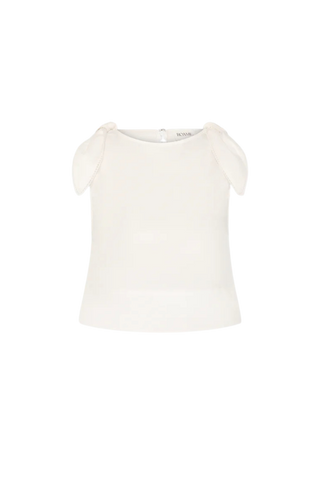 Roame. Dixie Tie Top, White