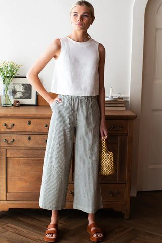 Love Tomas Pull On Pocket Pant, Newburyport Stripe