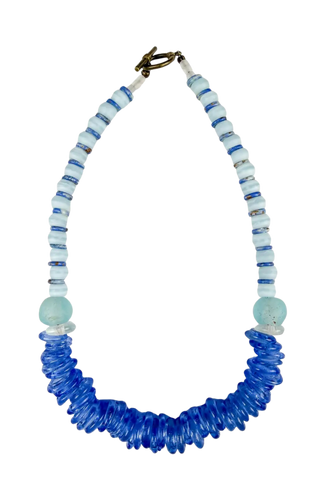 Twine & Twig Classic 18" Ring Necklace, Blue