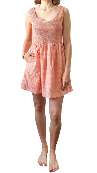 Beau & Ro Maggie Mini Dress, Swirl Pink