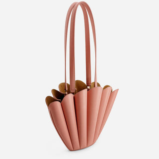Mlouye Mini Seashell Tote, Peach