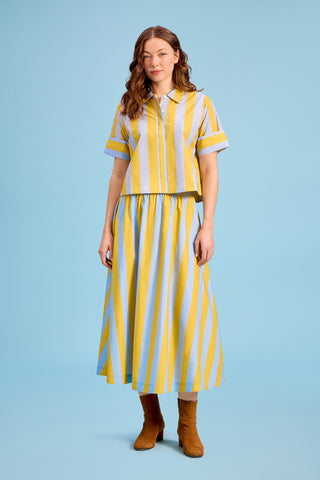 Livro Club Shirt, Brimstone Stripe