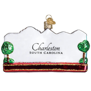 Rainbow Row Ornament