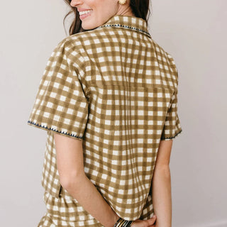 Sunshine Tienda Palmer Top, Painted Gingham