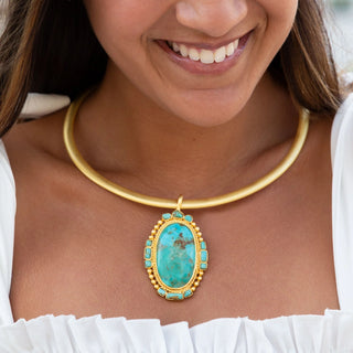 TS Christina Greene Southwestern Pendant, Turquoise
