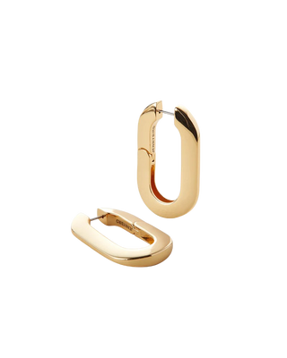 Jenny Bird Mega U-Link Earrings, Gold