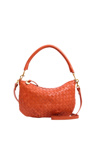 Clare V. Petit Moyen Messenger Medium Woven, Saltillo