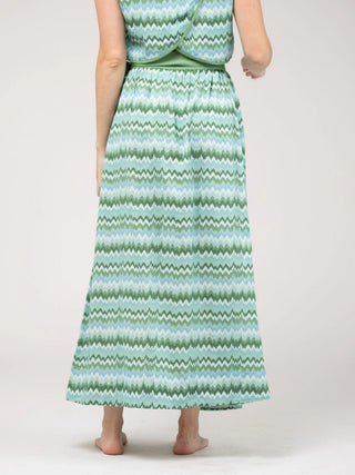 Beau & Ro Sullivan Skirt, Wave Green