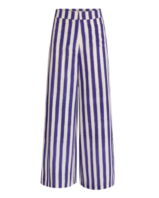 Emporio Sirenuse Adele Ikat Stripes, Cobalt