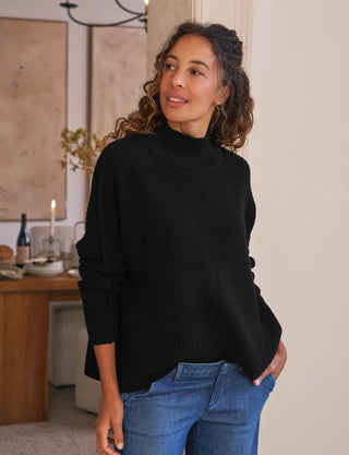 Frank & Eileen Montecito Turtleneck Sweater, Black