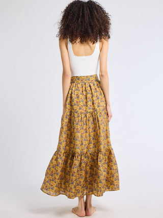 Mille Paola Skirt, Rattan Floral