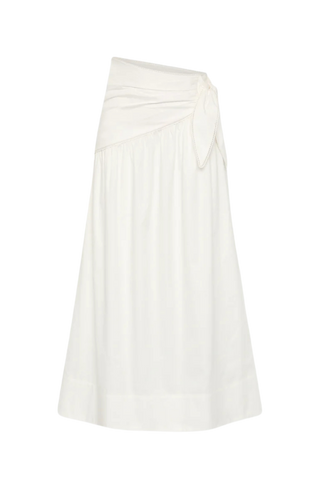 Roame. Dixie Tie Skirt, White
