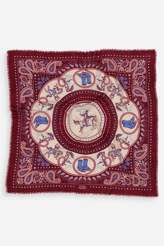 Maison Lecomte Flament Scarf, Rodeo Cabernet WC