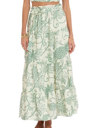 TS LemLem Sanaa Skirt, Mokata Green