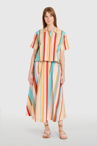 Livro Pavilion Skirt, Amberline Stripes