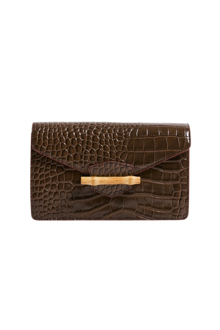 Pamela Munson The Jackie Crossbody Clutch, Bordeaux