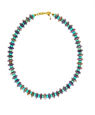TS Gather Goods Lepidolite Saucer Necklace