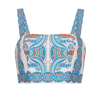 Cara Cara Helena Top, Cypress Egret