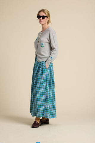 Trovata Lydia Skirt, Fogline Plaid