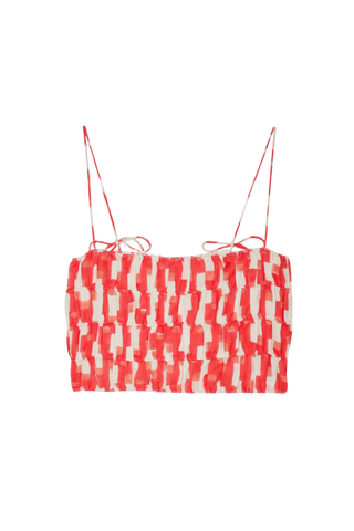 Mirth Puglia Top, Cherry Hopscotch