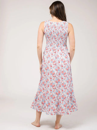 Beau & Ro Margot Dress, Garden Pink & Blue