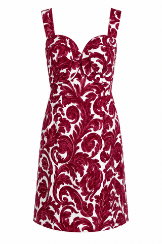 TS Anna Cate Callie Dress, Maroon Paisley