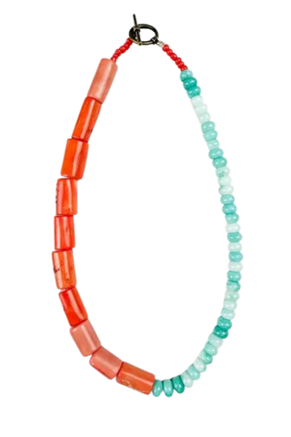 Twine & Twig Classic 18" Necklace, Coral Bay