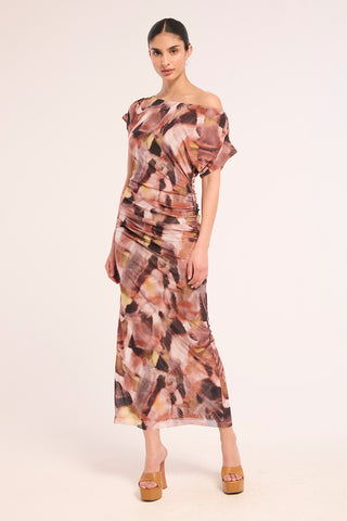 Misa Kiana Dress, Abstract Blur