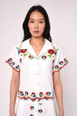 Love the Label Vera Top, Kay Morris Embroidery