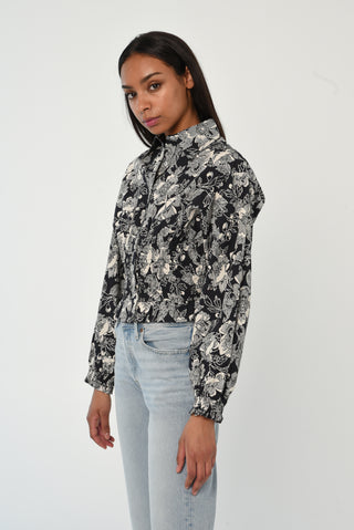 Love the Label Rolo Top, Moonlit Floral Print